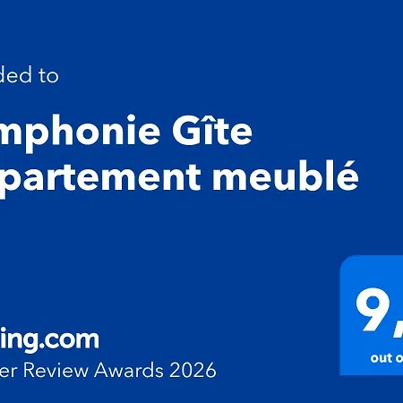 Appartement Symphonie T3, 2 terrasses, grand jardin&parking privé au calme